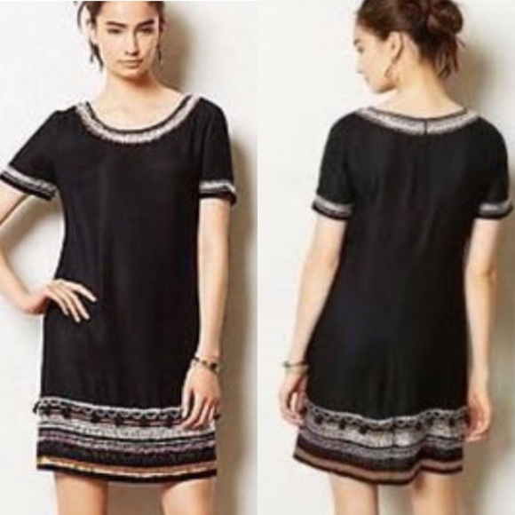 {Anthro} Maeve Stitched Cartriona dress - Picture 1 of 4